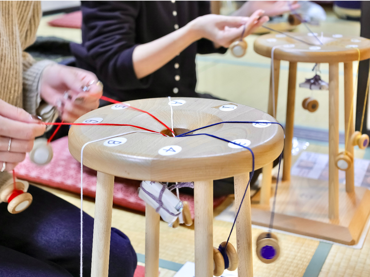【わくわく体験!飛騨高山対象】\大ヒット映画で有名/飛騨高山の丸台で本格的な組紐...