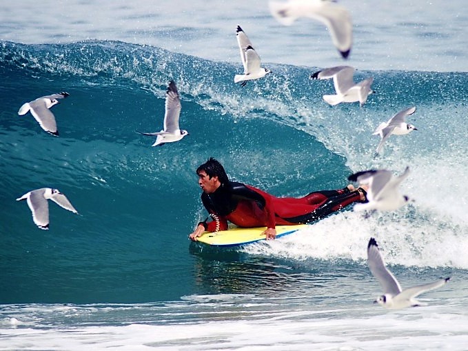 湘南・茅ヶ崎：ボディーボードスクール／初心者レッスン】《お一人様