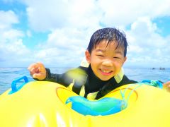 浮き輪があるのでお子さまでも安心!