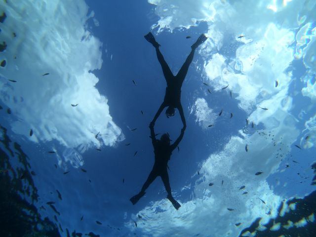 海と空のコラボレーション撮影もできちゃいます