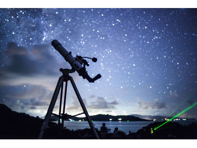 望遠鏡で天体観測も出来ちゃう