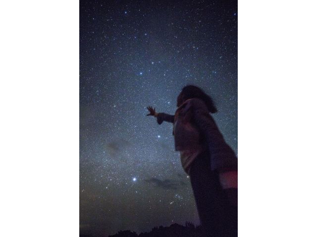 石垣島で唯一の星空環境だから手が届きそう