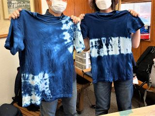 世界に一着だけのオリジナルデザイン藍染めTシャツ完成!!!