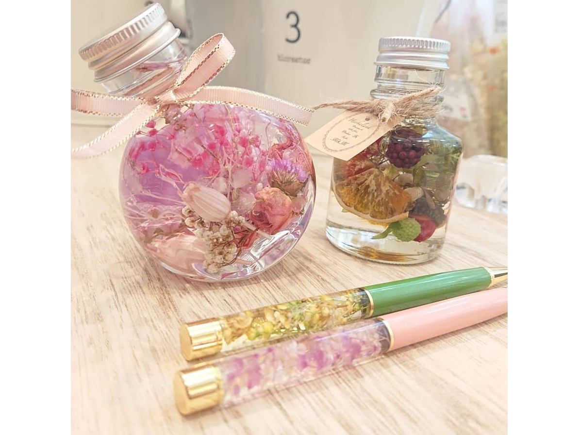 石川・小松【◇◆ハーバリウム&ハーバリウムボールペン◆◇】ハーバリウムSサイズ&...