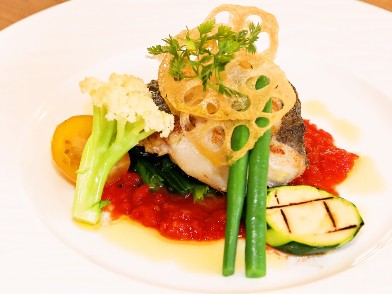 ブラッスリーランチ〜本日のオススメお魚料理(イメージ写真) ※メニュー内容は日によって変わります。