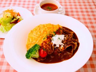 オムハヤシライス