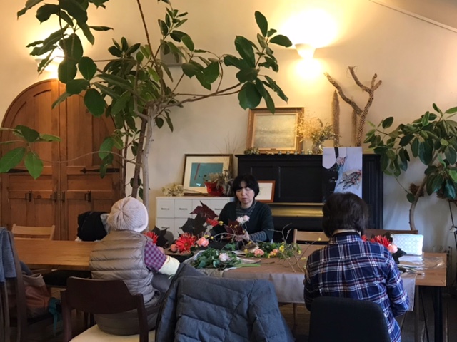 久留米/GREENHILL『ケーキセット付き!フラワーアレンジメント教室♪』当日...