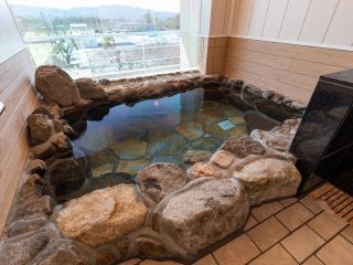 「波」手すりがついています。