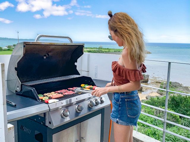 BBQ焼いてるイメージ