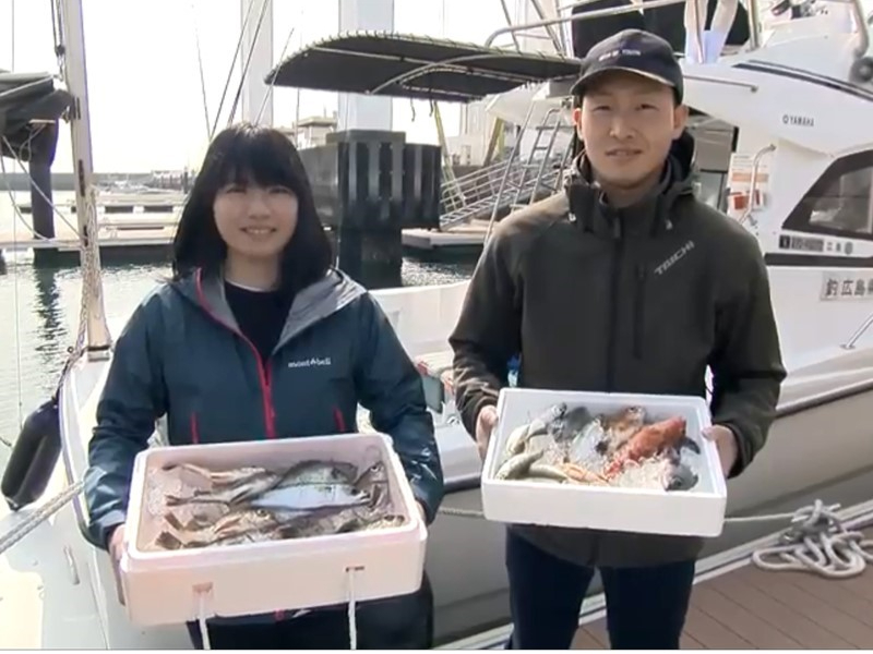 釣った魚はお持ち帰り