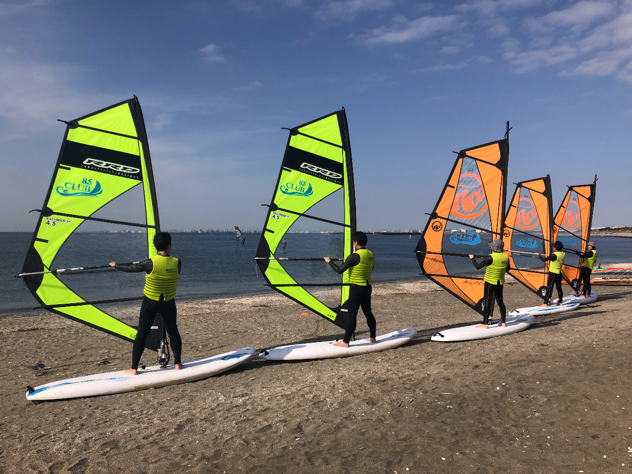 一人一艇でしっかり学べます。