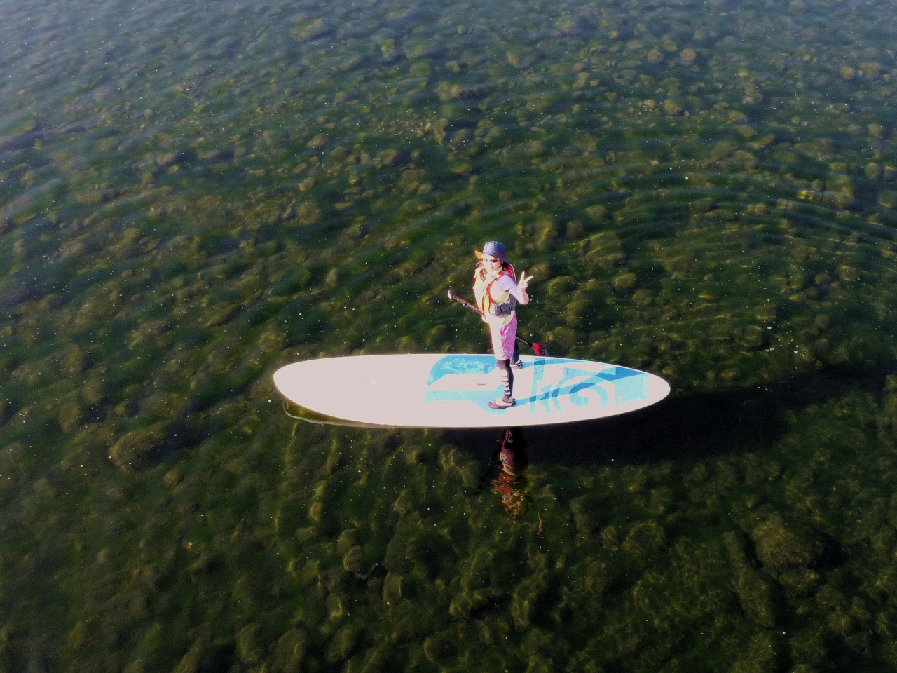 【山形・山形市】馬見ヶ崎でSUP体験♪(100分)ファミリーでカップルで・友達同...