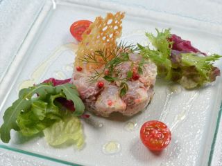 【9月〜11月末】ズワイガニとカンパチ、野菜のマリアージュ