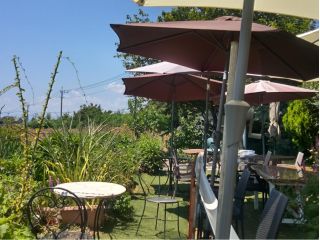 7月、8月流しそうめんが楽しめます。