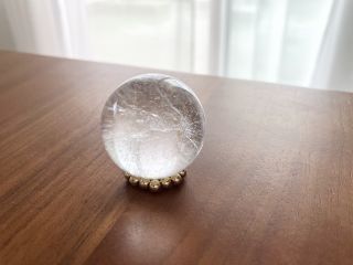 水晶球と台座