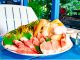 石垣島県産牛の“美崎牛”と地元野菜を使ったボリューム満点のBBQプレート