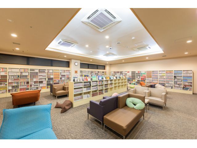 漫画コーナーもあります♪