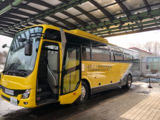 JR北広島駅からは無料のシャトルバス運行(予約不要)