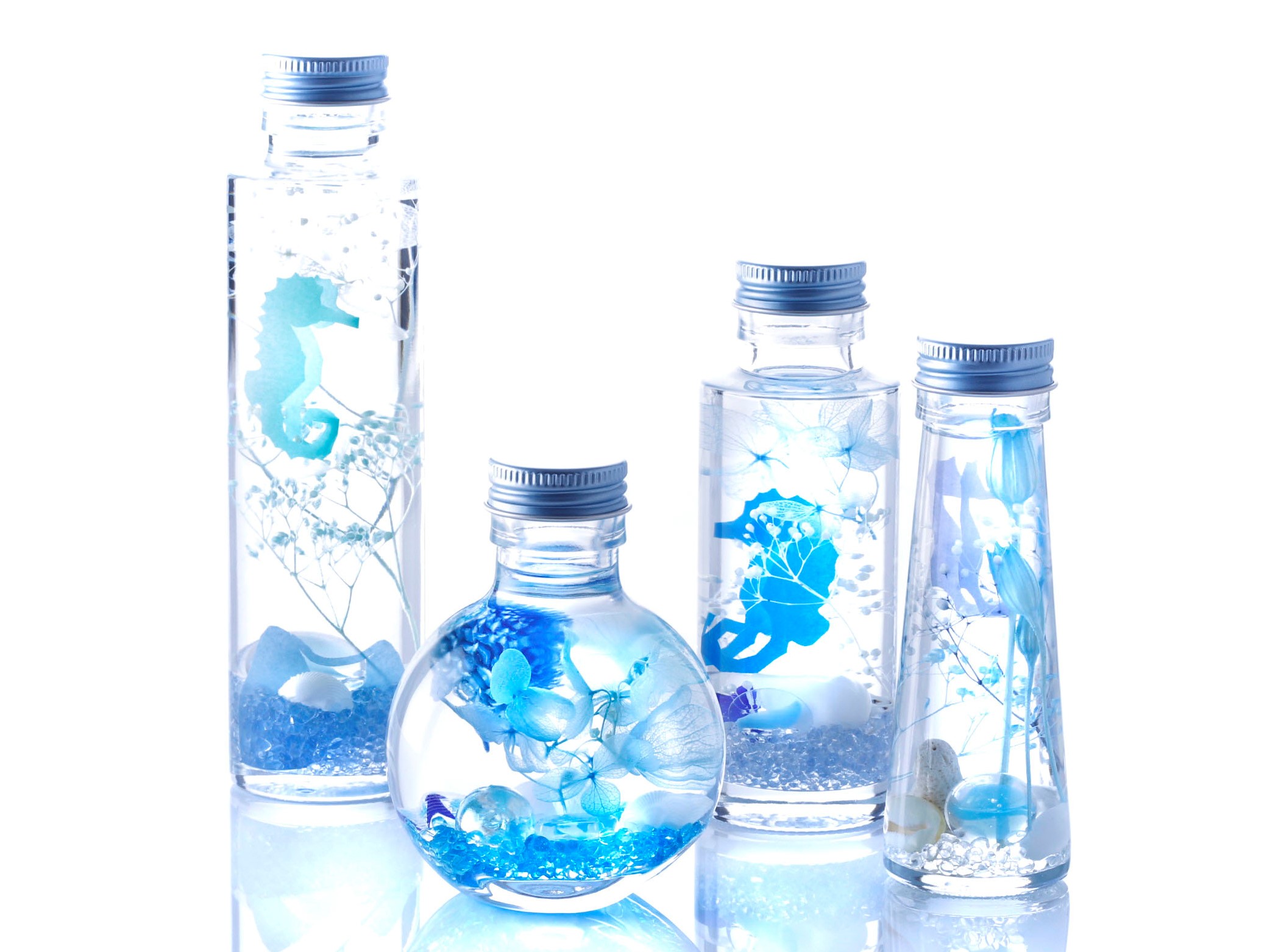 体験はサイズによって変わります。(左から特大・大・大・中)