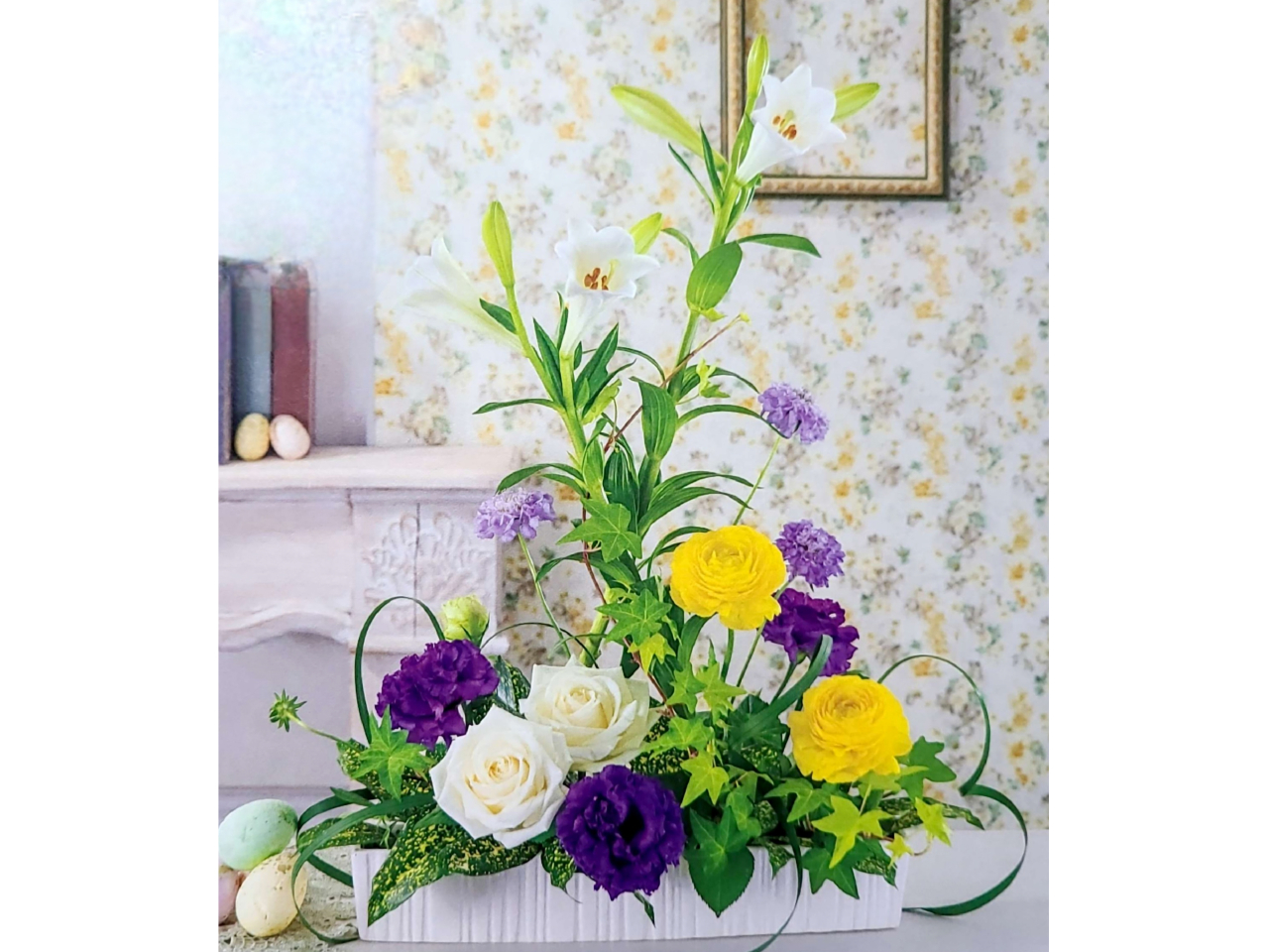 「初めての方も安心」フラワーアレンジメント体験