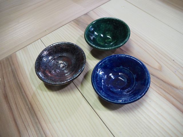 釉薬がけはこんな感じに焼き上がります。