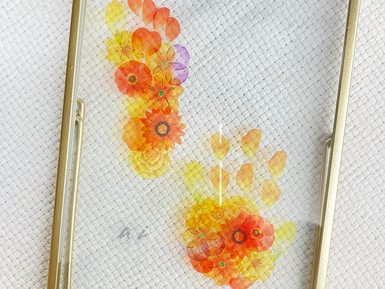 フラワーアート 手形・足型のフラワーアート/Mother Nature's Son(マザネ