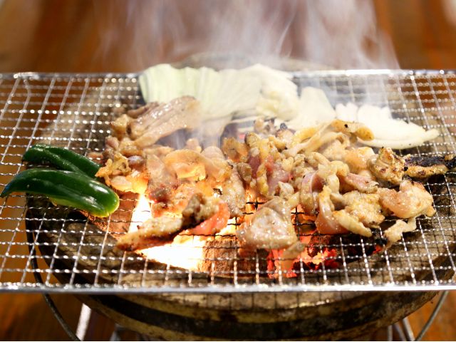 炭火で焼いたら美味しいんです!