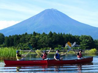 河口湖カナディアンカヌー体験ツアー