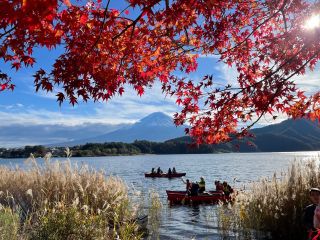 河口湖・モーニングカナディアンカヌー体験