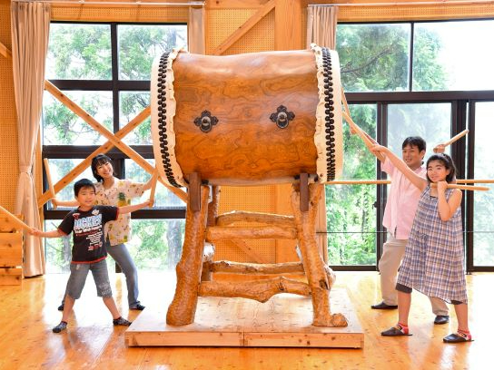たたこう館での和太鼓体験