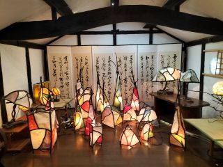 和紙あかり工房のギャラリーです♪ 古民家の蔵の2階にあります♪