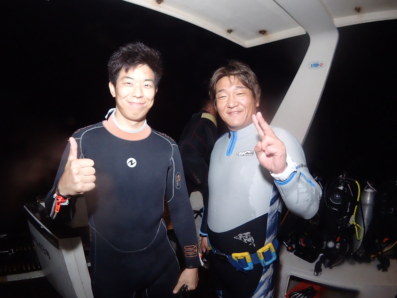 夜の海ってワクワクするね