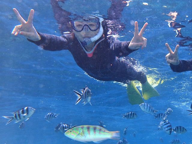魚が近いね(^_-)-☆