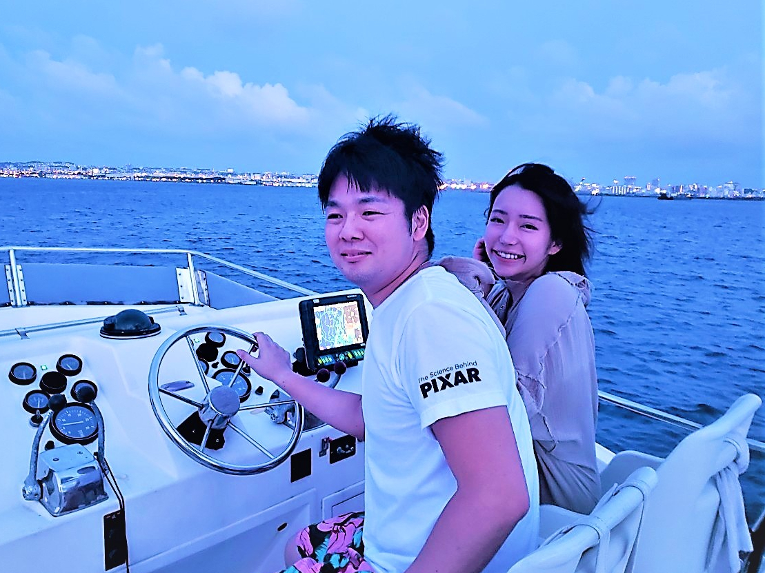 隣で操船してくれたら、もっと仲良くなっちゃうね