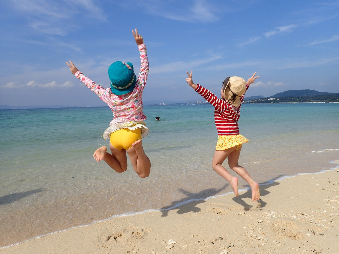�P���}�̊C�y�����������[!(^^)!�@��͂��Ⴌ�̎q������