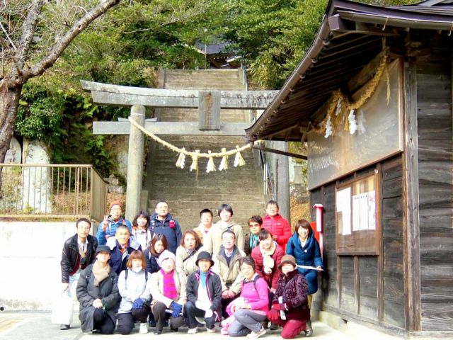 松島・日吉山王神社。「勝る(まさる)」「優る(まさる)」「魔が去る」というように猿と関連付けされた神さま。