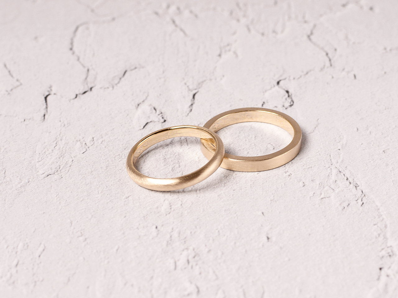 貸切＊ゴールドの結婚指輪・ペアリング【K18YG】～カップルにおすすめ ...