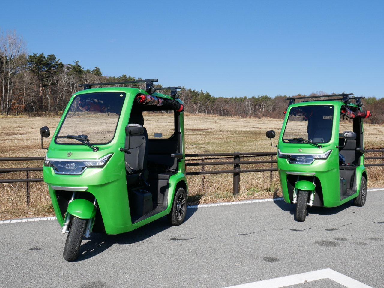 EVトゥクトゥク オレンジ 新品 未乗車