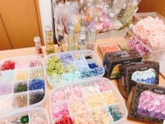 使用する花材など