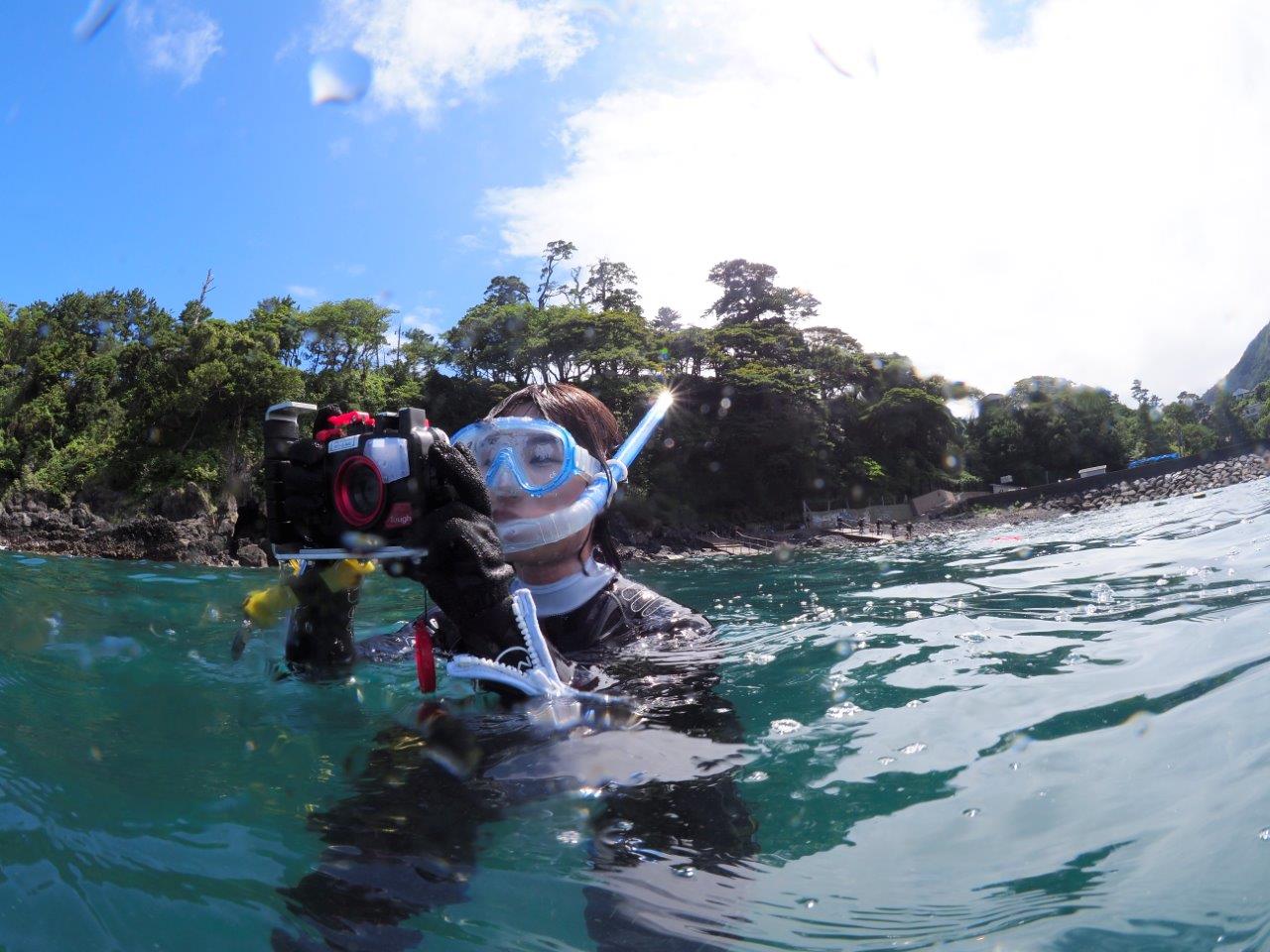 水中カメラのレンタルあり(要予約)