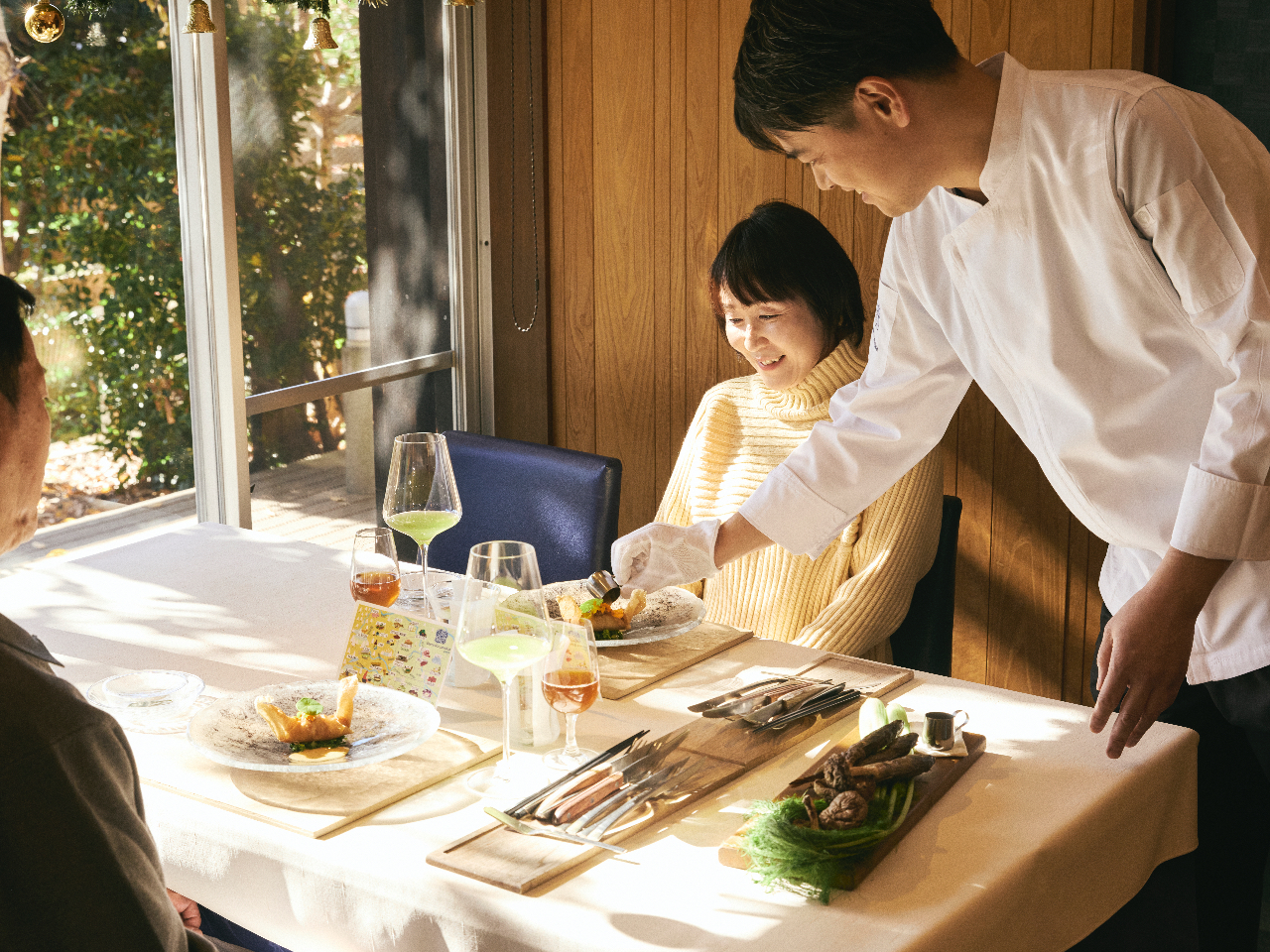 地産の旬の食材と季節の狭山茶をペアリング
