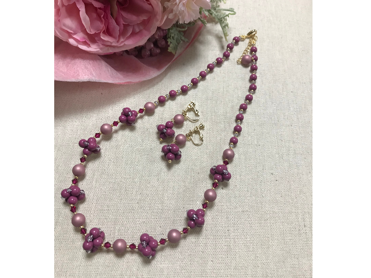 ∴‥ビーズジュエリーネックレス体験コース‥∵女性におすすめ★