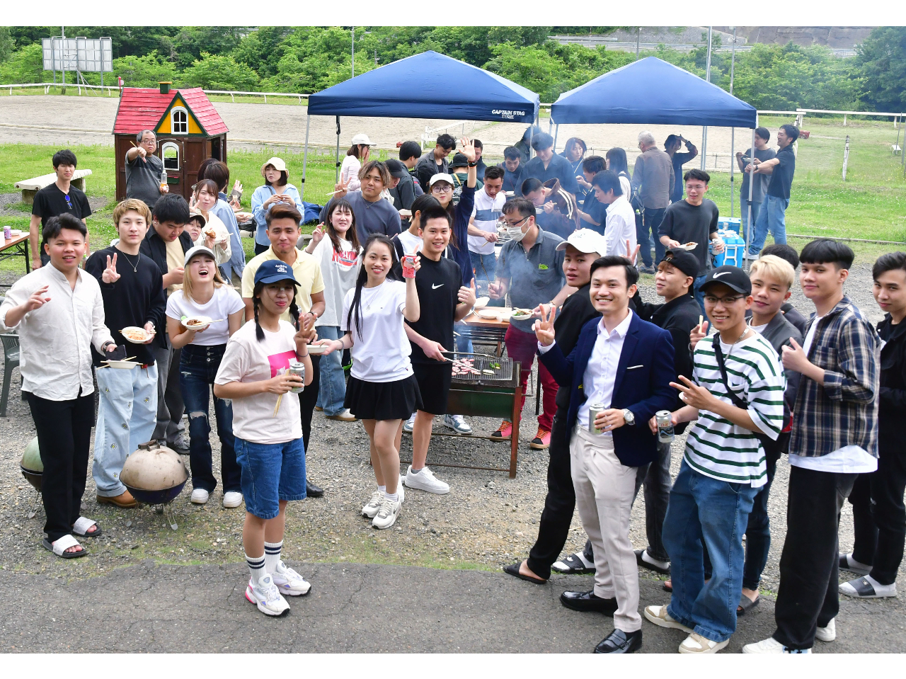 お二人様から約80名のBBQまで対応可能です