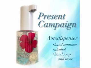 オートディスペンサー トロピカル(写真のプルメリアは、在庫状況により別の花材となる場合があります)