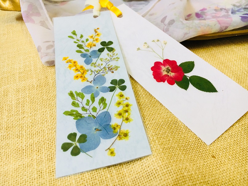華真流押花 創作 押し花体験 しおり コースター ポストカード作り 華真工房 華真流押し花 じゃらん遊び体験