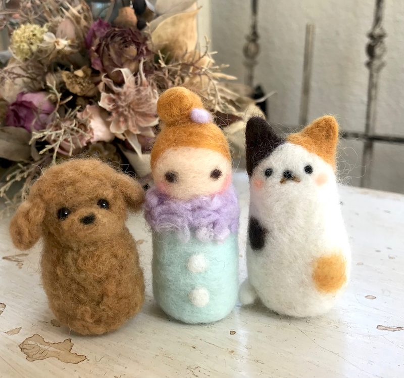 東京 羊毛フェルト ファミリーでもお一人様でも 選べる羊毛フェルトのマスコット作り体験60分 羊毛フェルト教室 Shop Teyneyfelt じゃらん遊び体験