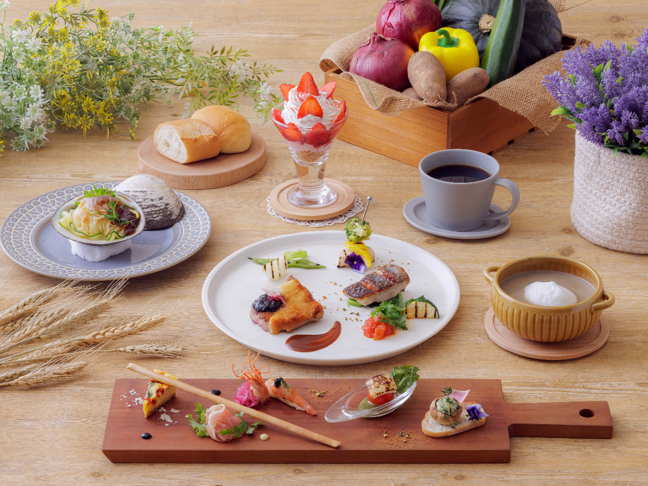 道産食材で彩るまるごと北海道ディナー