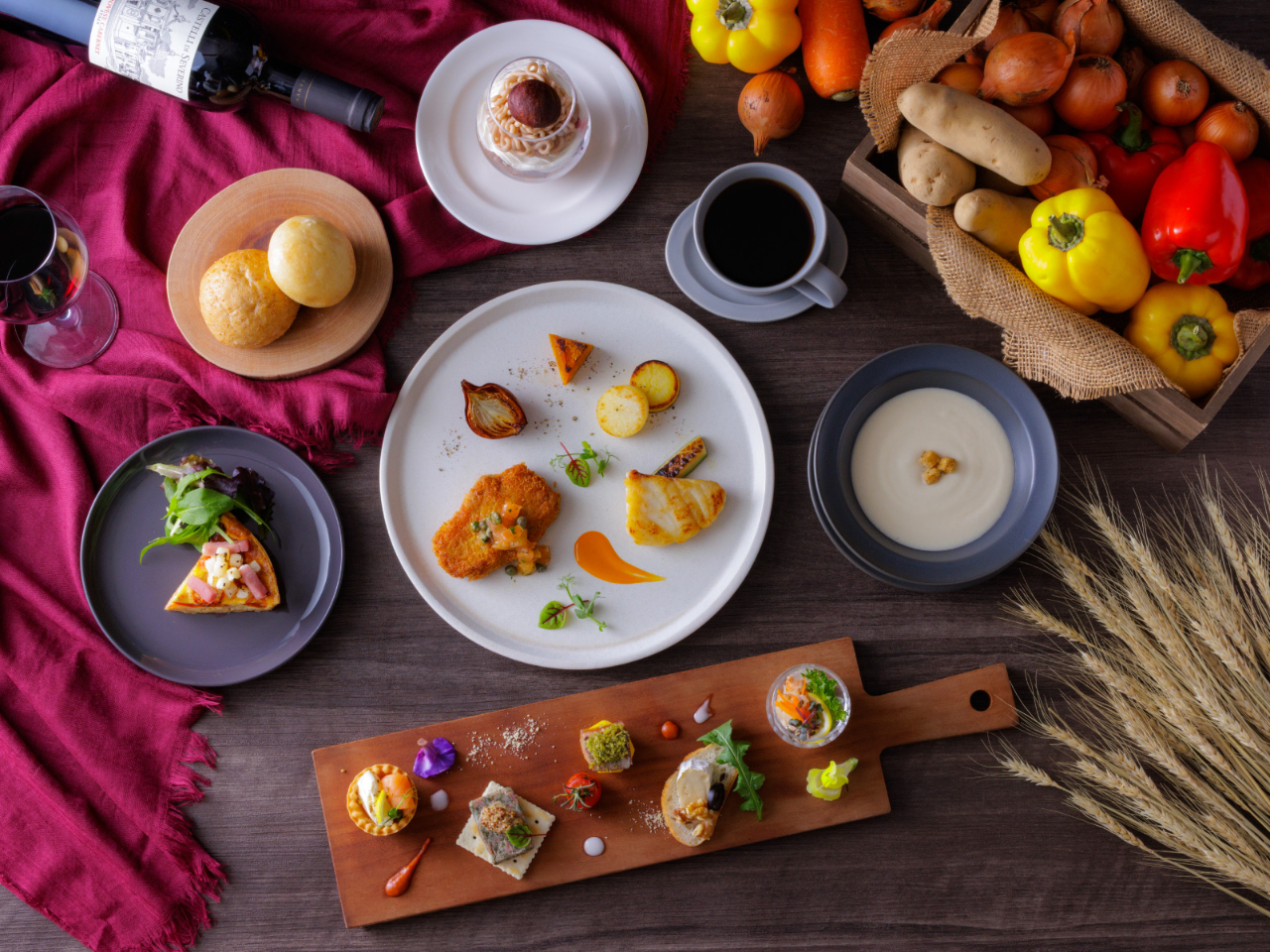 【北海道の旬を堪能できるカジュアルコース】道産食材で彩るまるごと北海道ディナー★...