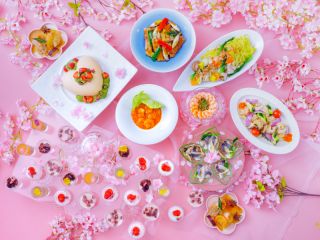 スイーツ&ランチブッフェ「桜香る春スイーツと中国料理」