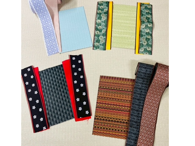 組合せをしっかりイメージして材料選びをしていきます。